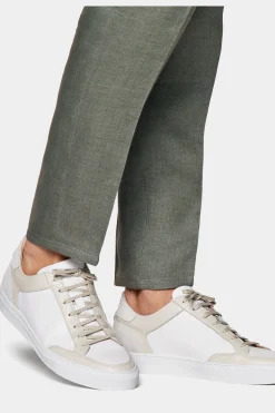 SUITSUPPLY Ames Hose Mittelgrün Mit Kordelzug-Männlich Jeans & Casual Hosen