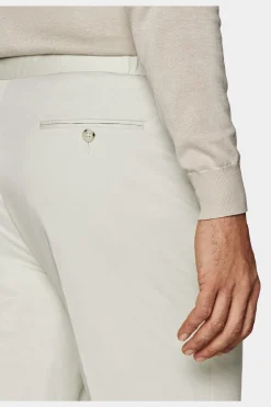 SUITSUPPLY Ames Hose Off-White Mit Kordelzug-Männlich Jeans & Casual Hosen
