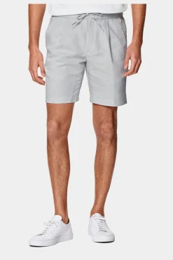 SUITSUPPLY Ames Shorts Hellgrau Kordelzug-Männlich Shorts