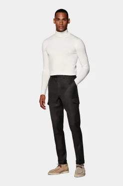 SUITSUPPLY Blake Cargo-Hose Dunkelbraun-Männlich Elegante Hosen