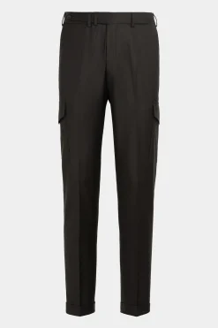 SUITSUPPLY Blake Cargo-Hose Dunkelbraun-Männlich Elegante Hosen