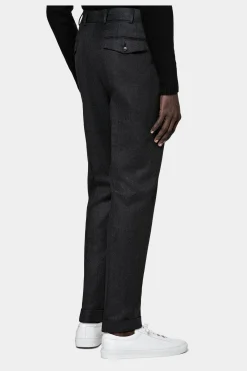 SUITSUPPLY Blake Hose Dunkelgrau-Männlich Elegante Hosen