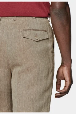 SUITSUPPLY Blake Hose Taupe-Männlich Elegante Hosen