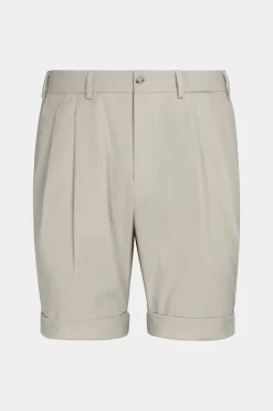 SUITSUPPLY Bosa Shorts Sand Bundfalte-Männlich Shorts