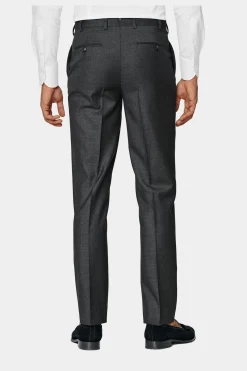 SUITSUPPLY Brescia Anzughose Dunkelgrau-Männlich Anzughosen