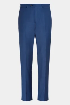 SUITSUPPLY Brescia Anzughose Mittelblau-Männlich Anzughosen
