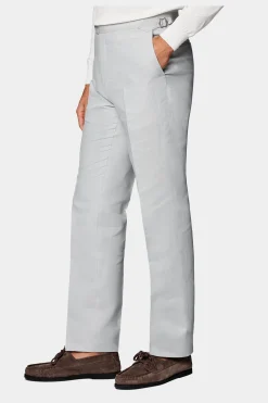 SUITSUPPLY Brescia Hose Hellgrau-Männlich Elegante Hosen