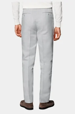 SUITSUPPLY Brescia Hose Hellgrau-Männlich Elegante Hosen