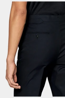 SUITSUPPLY Brescia Hose Navy-Männlich Elegante Hosen