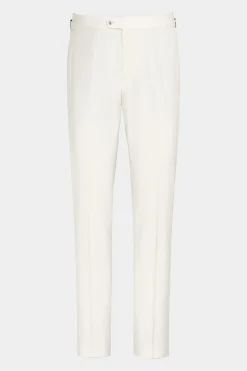 SUITSUPPLY Brescia Hose Off-White-Männlich Elegante Hosen