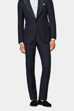 SUITSUPPLY Brescia Smokinghose Navy-Männlich Smokinghosen