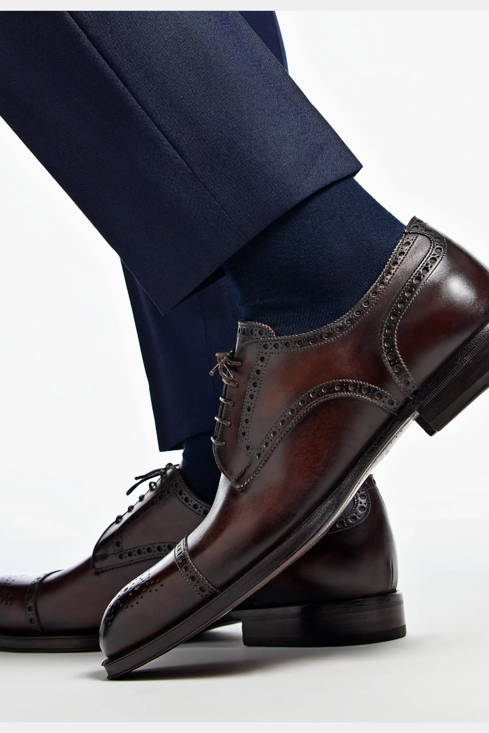 SUITSUPPLY Brogue Derby Braun-Männlich Schnürschuhe & Monks