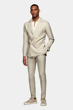 SUITSUPPLY Casual Anzug Mittelbraun-Männlich Casual Anzüge