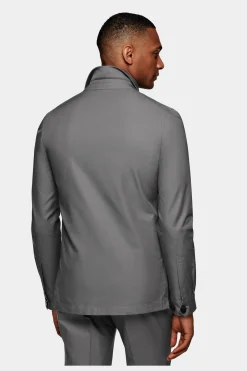 SUITSUPPLY Casual Anzug Mittelgrau-Männlich Casual Anzüge