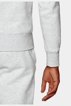 SUITSUPPLY Casual Set Hellgrau-Männlich Rundhals