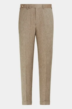 SUITSUPPLY Casual Set Taupe-Männlich Leinenanzüge