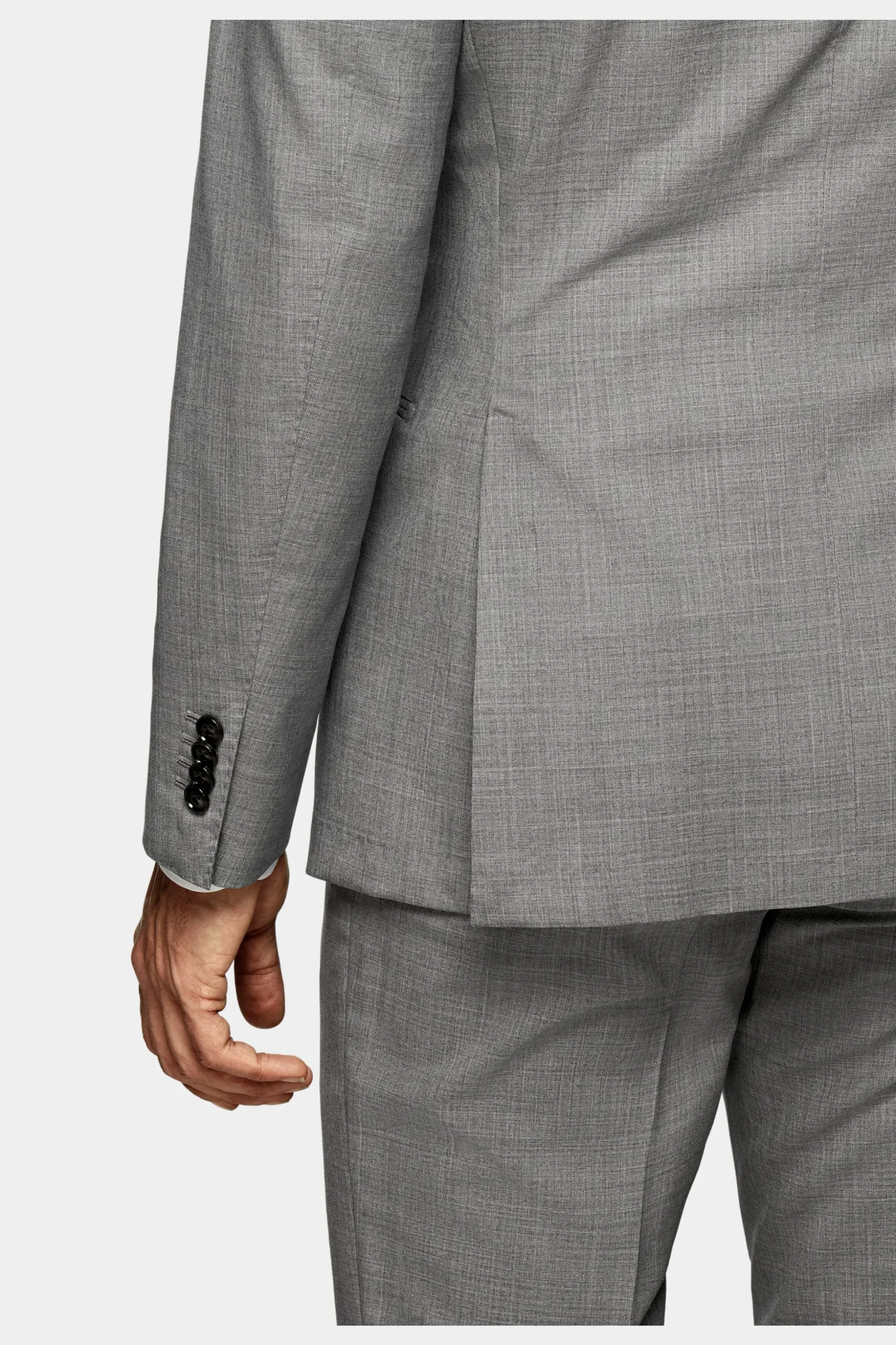 SUITSUPPLY Custom Made Anzug Mittelgrau-Männlich Business Anzüge