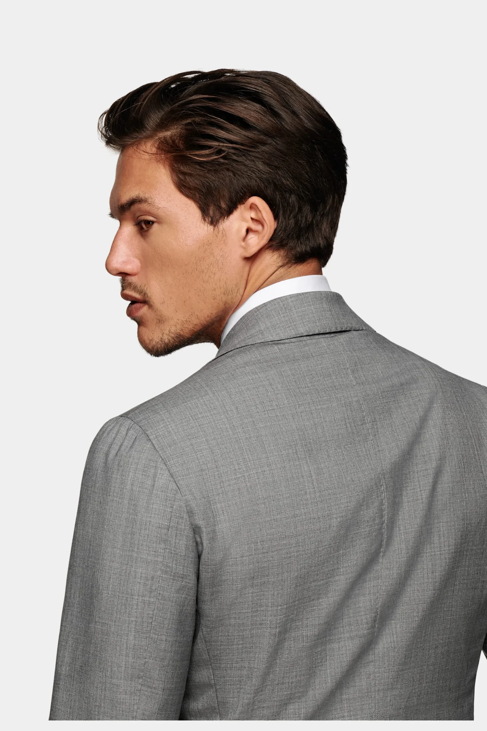 SUITSUPPLY Custom Made Anzug Mittelgrau-Männlich Business Anzüge