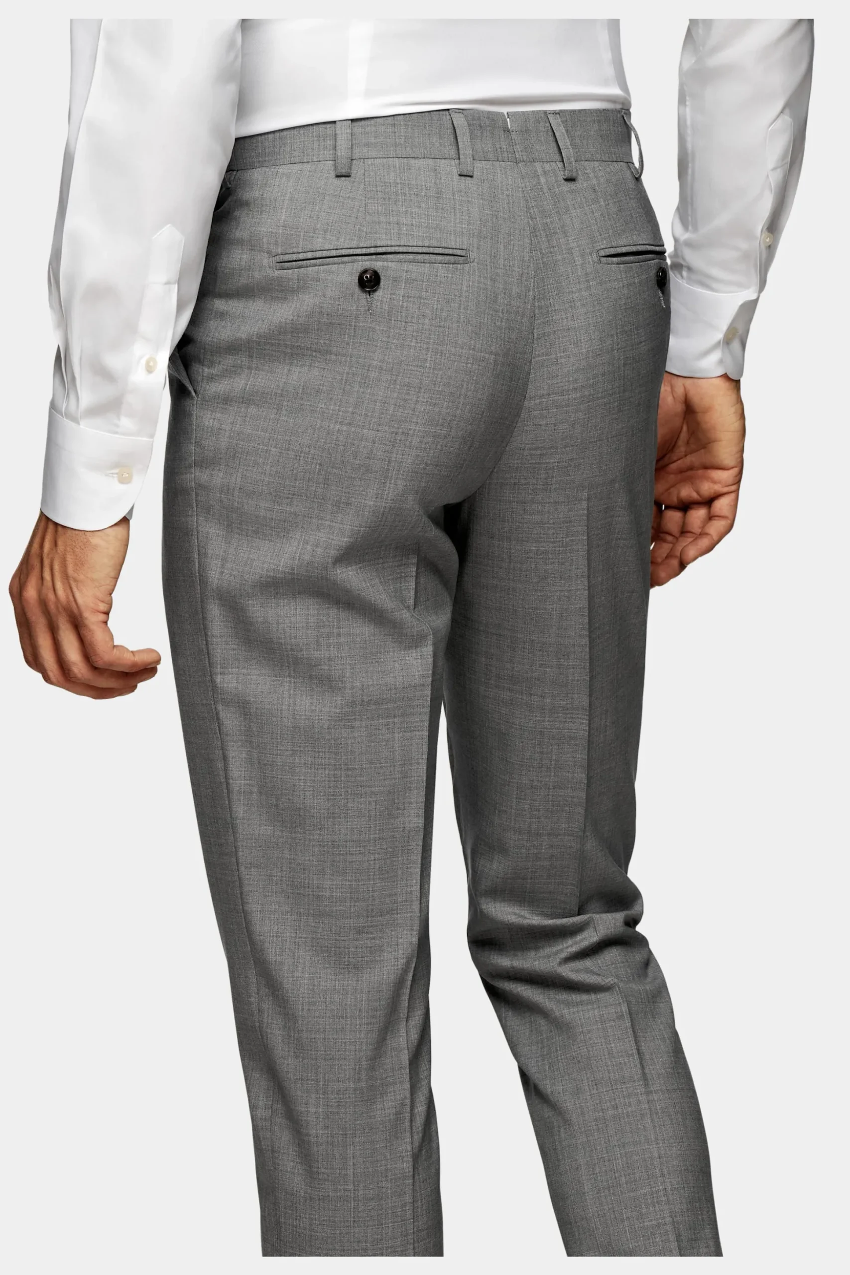 SUITSUPPLY Custom Made Anzug Mittelgrau-Männlich Business Anzüge
