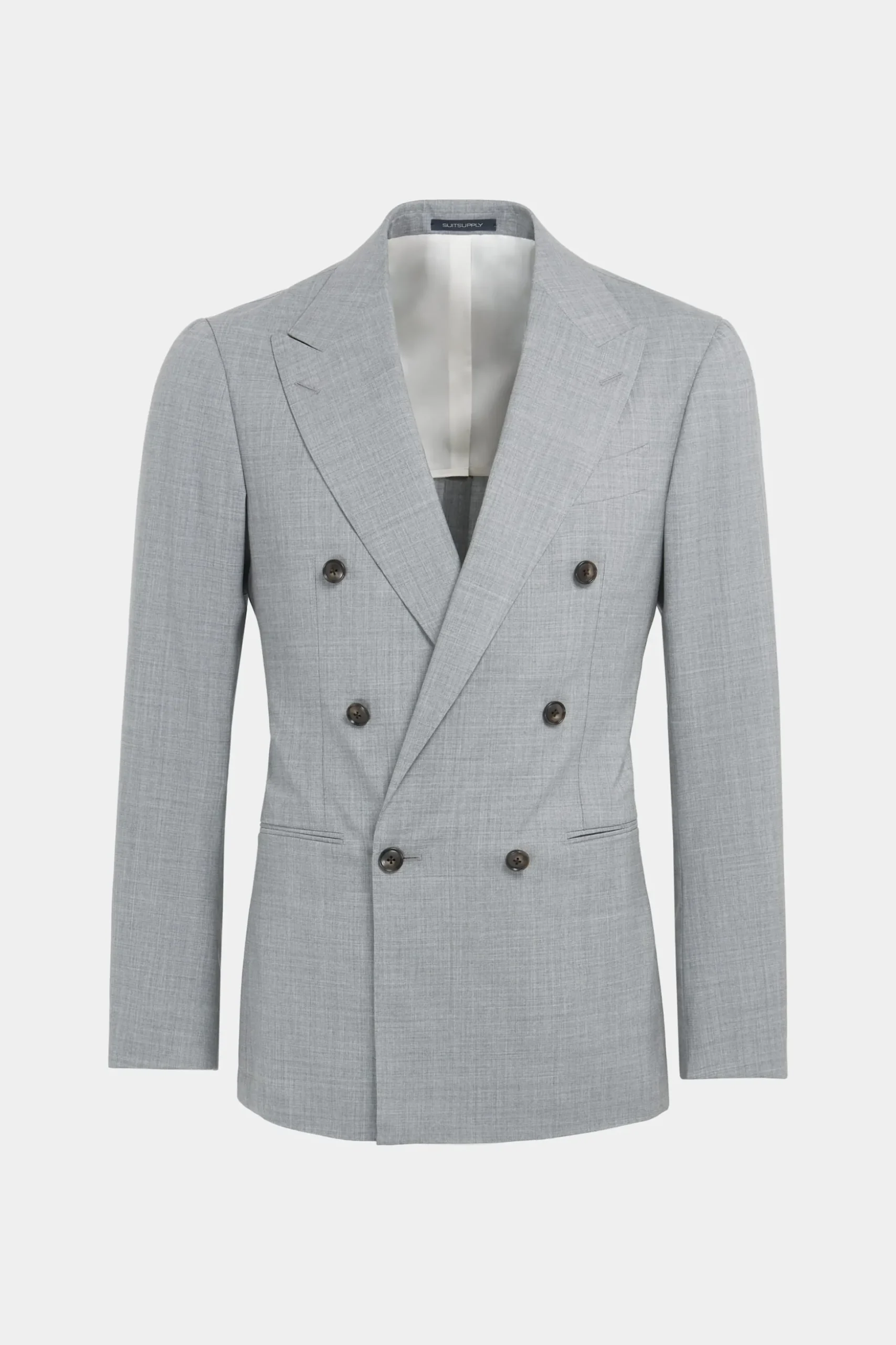 SUITSUPPLY Custom Made Anzug Mittelgrau-Männlich Business Anzüge