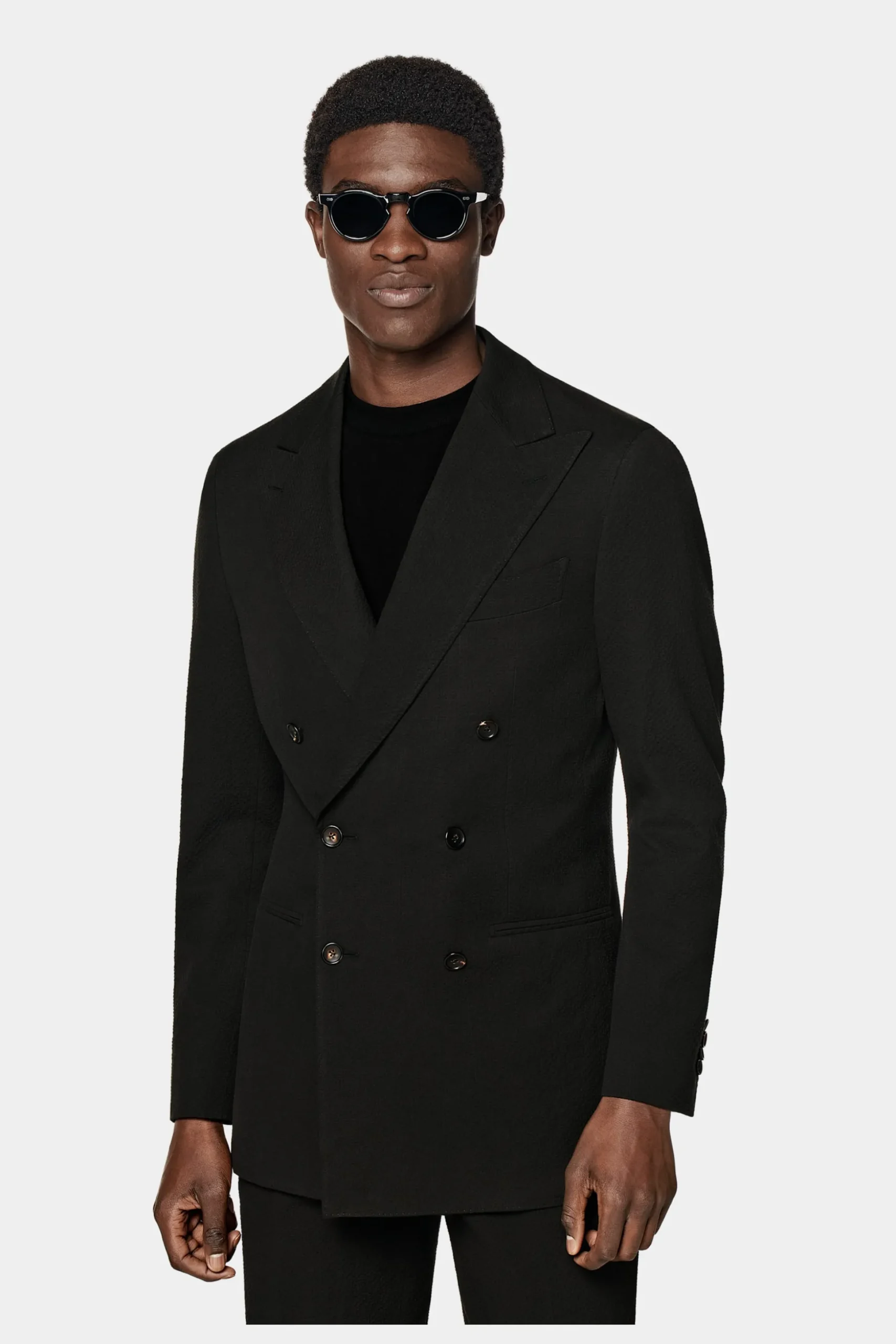 SUITSUPPLY Custom Made Anzug Schwarz-Männlich Business Anzüge