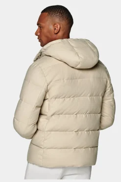 SUITSUPPLY Daunenjacke Hellbraun-Männlich Casual Jacken
