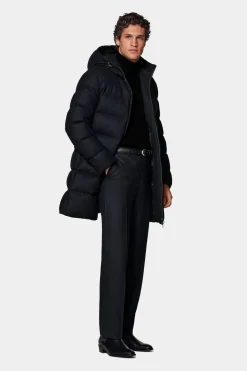 SUITSUPPLY Daunenjacke Lang Navy-Männlich Casual Jacken