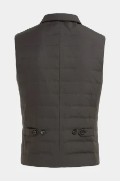SUITSUPPLY Daunenweste Braun-Männlich Westen