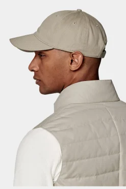 SUITSUPPLY Daunenweste Sand-Männlich Westen