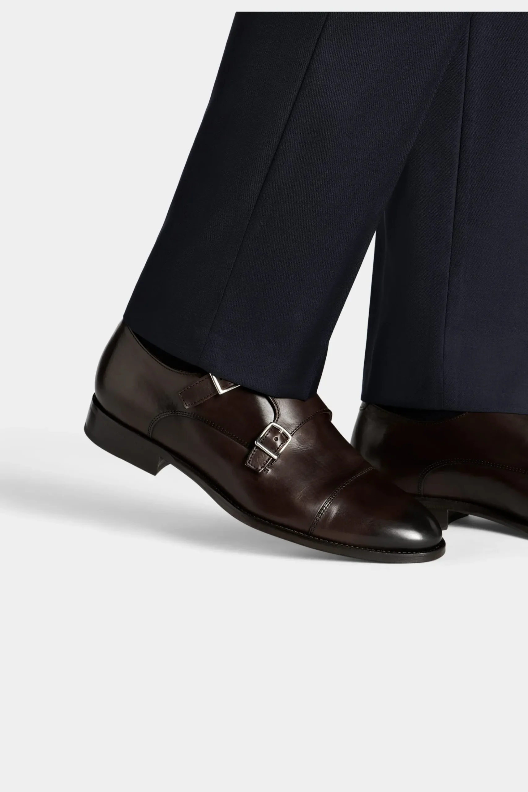 SUITSUPPLY Double Monk Strap Braun-Männlich Schnürschuhe & Monks