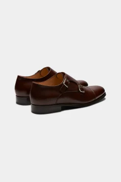 SUITSUPPLY Double Monk Strap Braun-Männlich Schnürschuhe & Monks