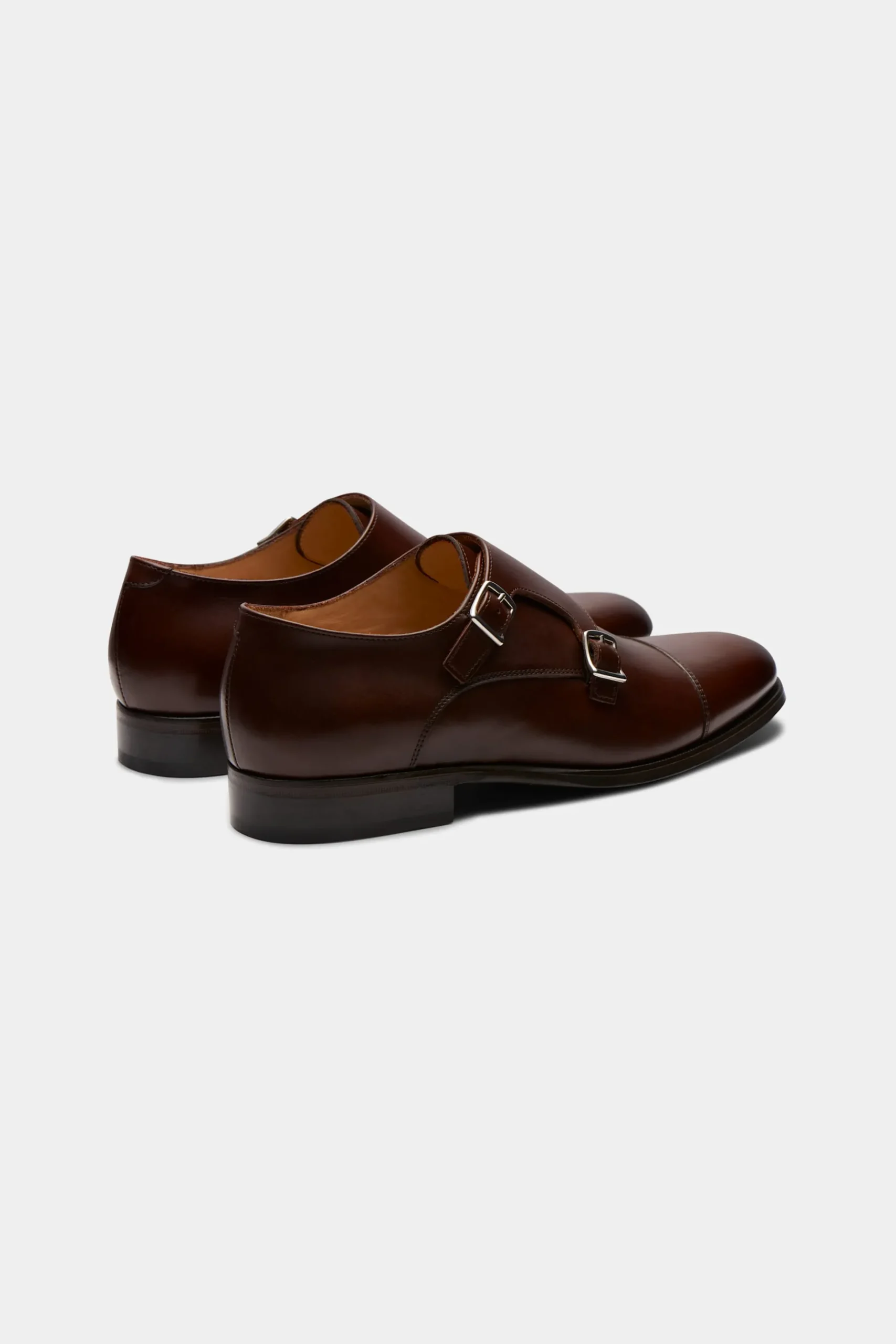 SUITSUPPLY Double Monk Strap Braun-Männlich Schnürschuhe & Monks