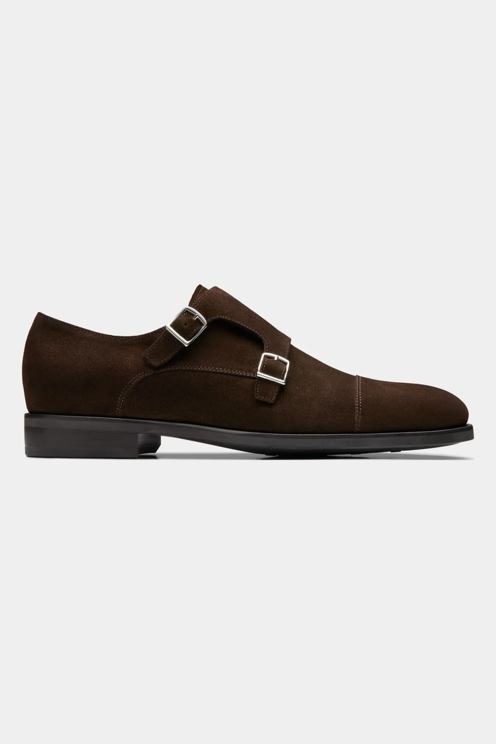 SUITSUPPLY Double Monk Strap Dunkelbraun-Männlich Schnürschuhe & Monks