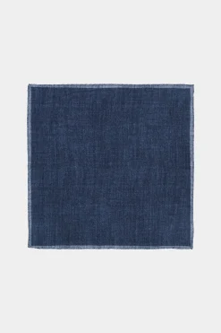 SUITSUPPLY Einstecktuch Blau-Männlich Einstecktücher