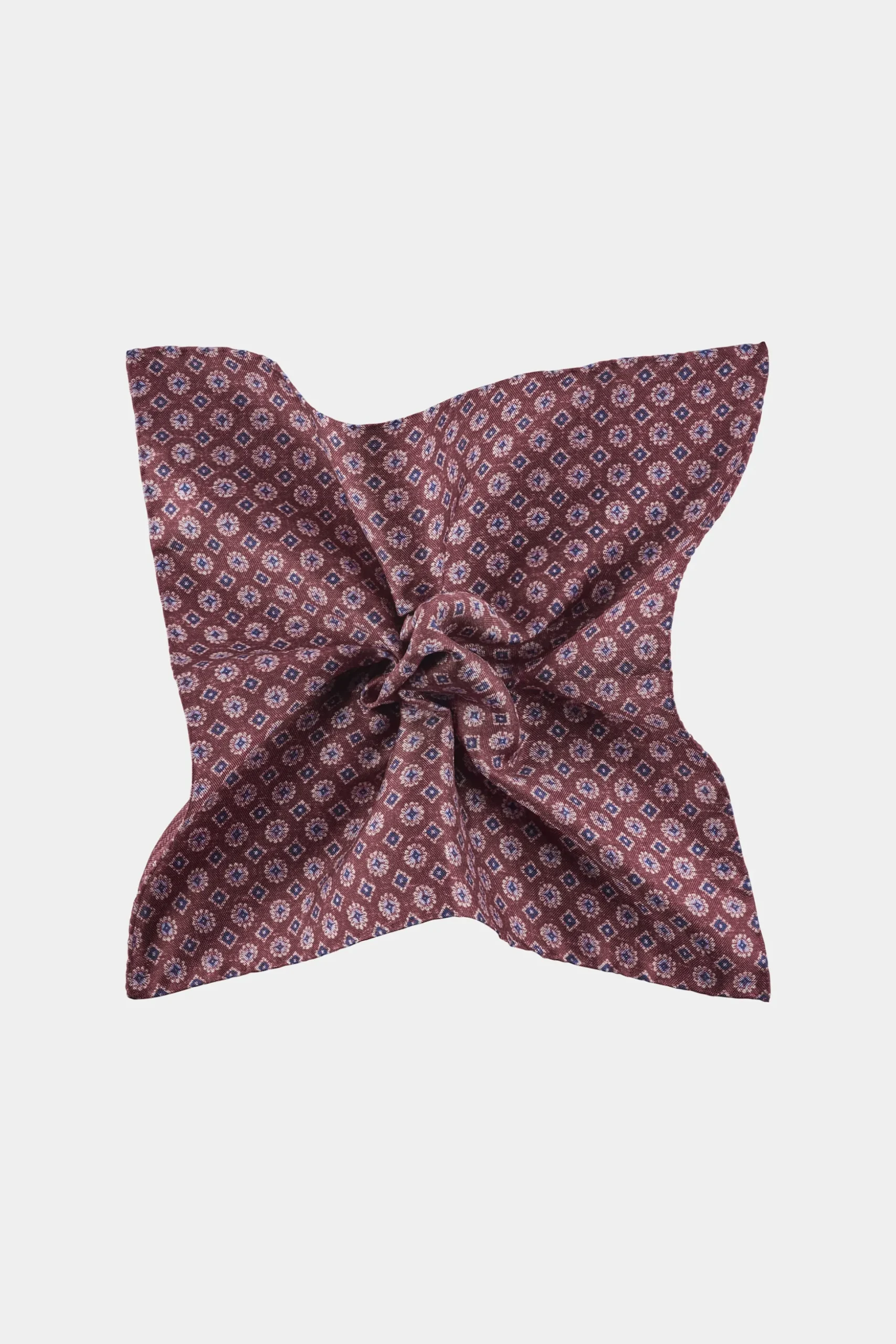 SUITSUPPLY Einstecktuch Dunkelrot Doppelseitig-Männlich Einstecktücher