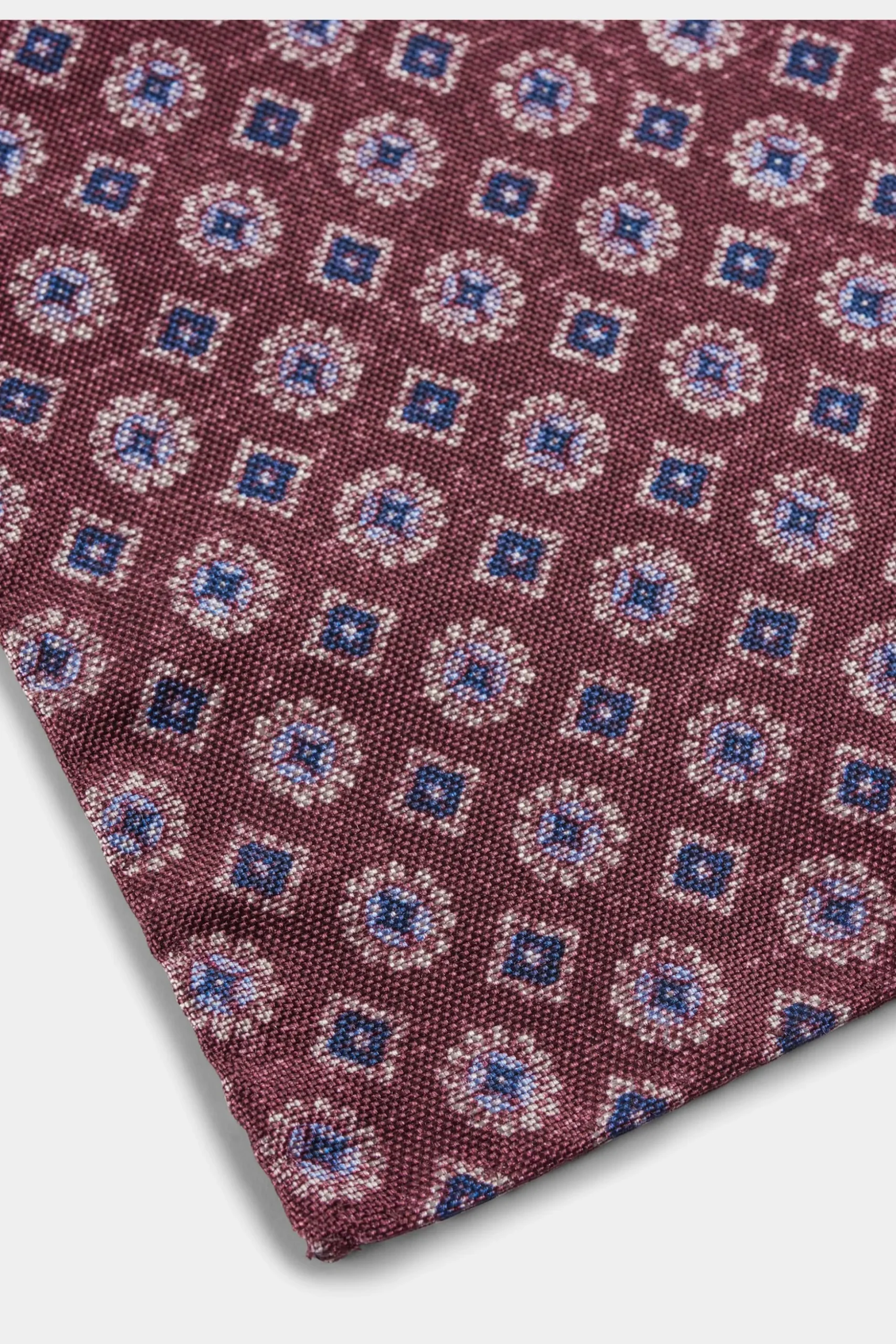 SUITSUPPLY Einstecktuch Dunkelrot Doppelseitig-Männlich Einstecktücher