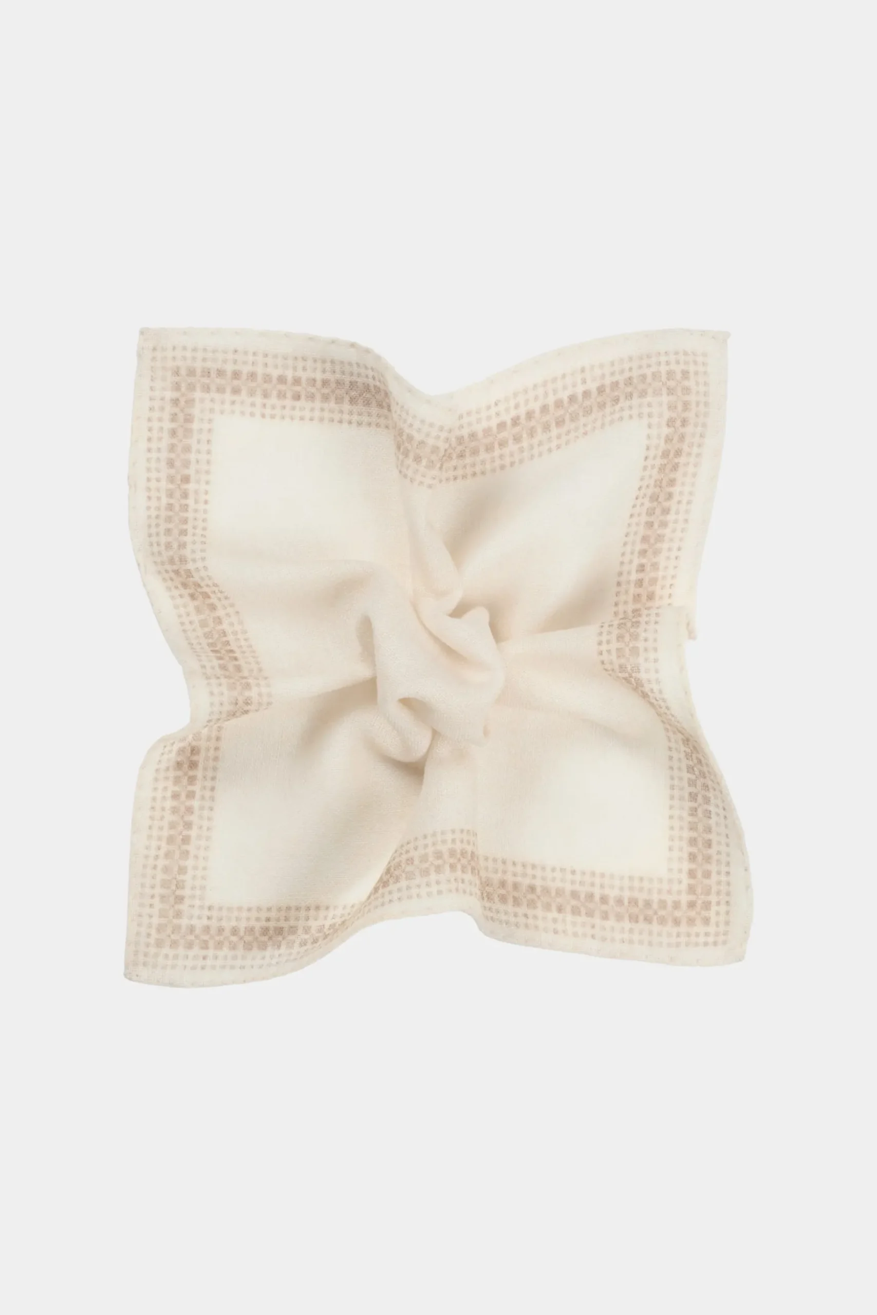 SUITSUPPLY Einstecktuch Gerahmt Off-White-Männlich Einstecktücher