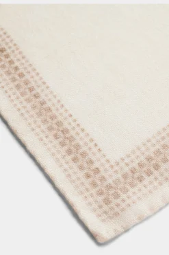 SUITSUPPLY Einstecktuch Gerahmt Off-White-Männlich Einstecktücher