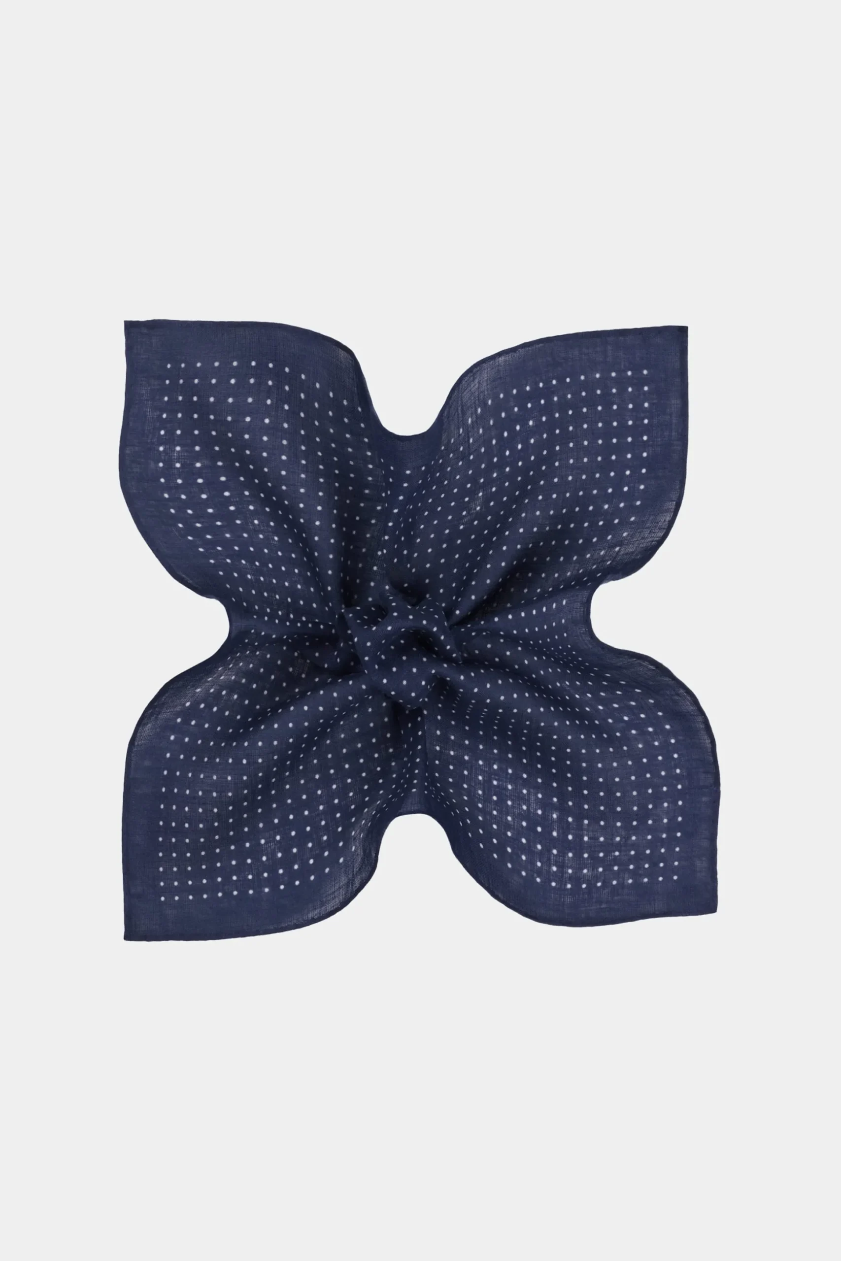 SUITSUPPLY Einstecktuch Navy Gepunktet-Männlich Einstecktücher