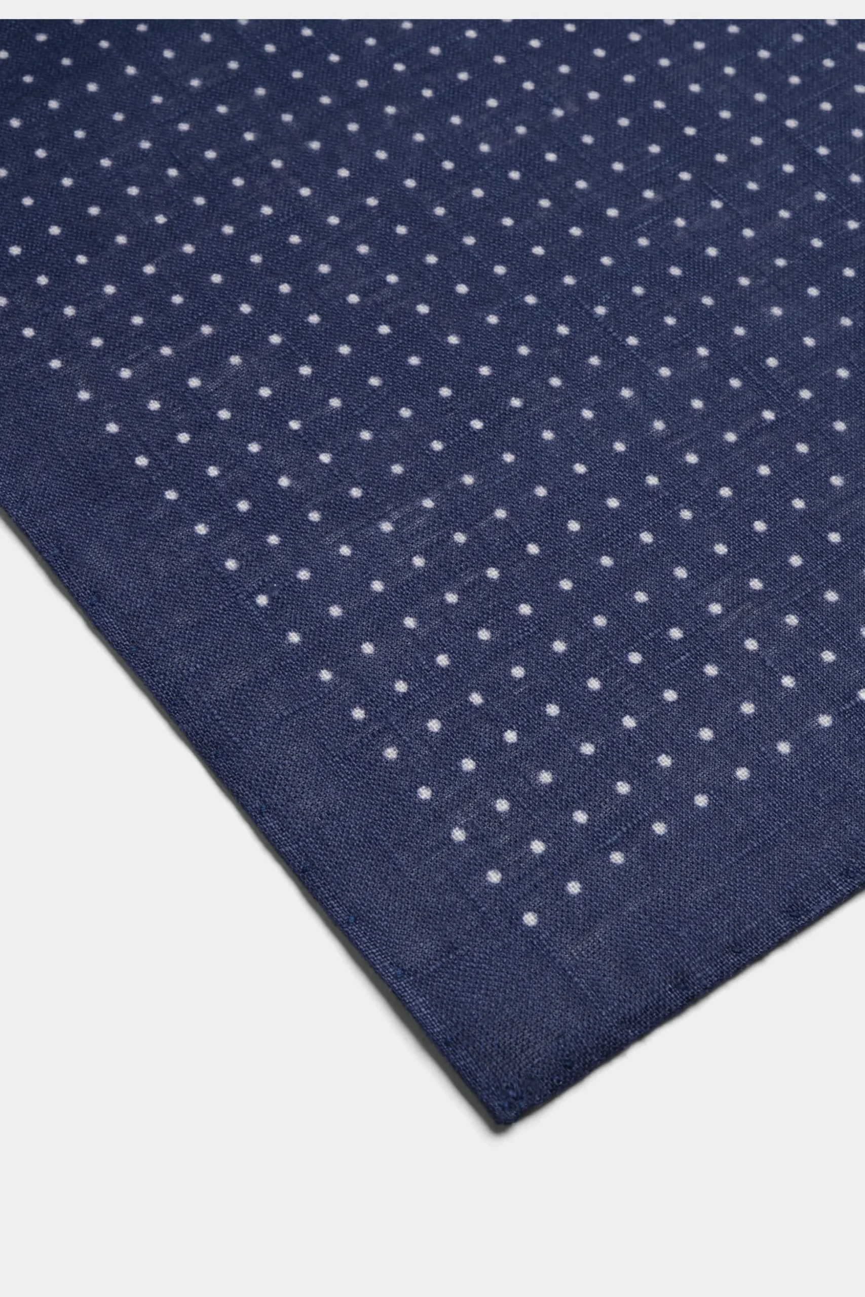 SUITSUPPLY Einstecktuch Navy Gepunktet-Männlich Einstecktücher