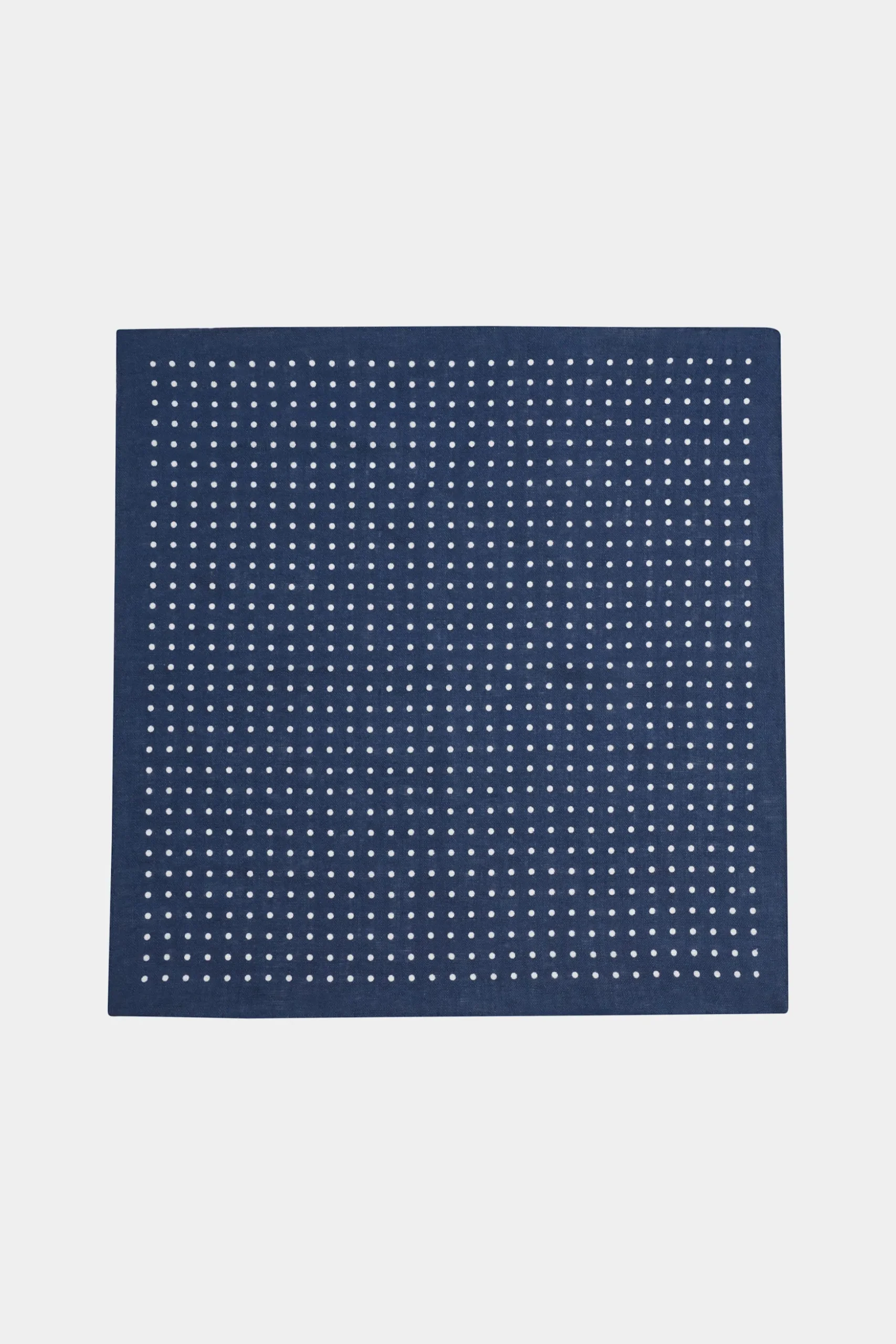SUITSUPPLY Einstecktuch Navy Gepunktet-Männlich Einstecktücher