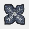 SUITSUPPLY Einstecktuch Navy Mit Paisley-Muster-Männlich Einstecktücher