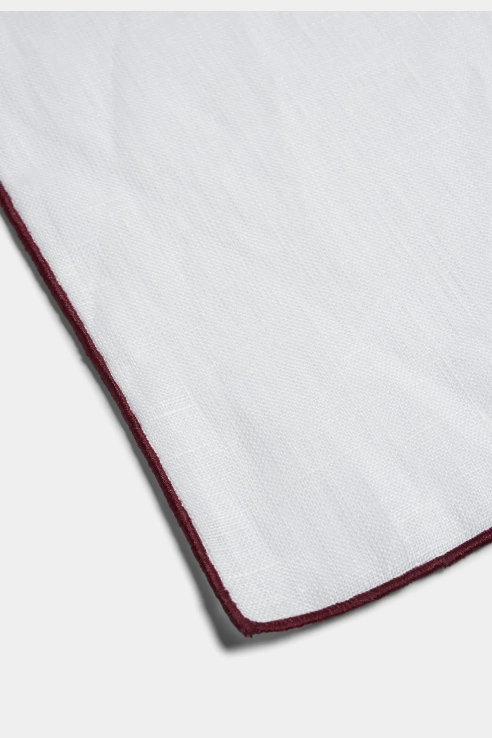 SUITSUPPLY Einstecktuch Weiß-Männlich Einstecktücher