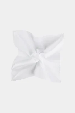 SUITSUPPLY Einstecktuch Weiß-Männlich Smoking Accessoires