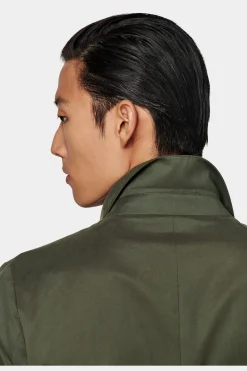 SUITSUPPLY Fieldjacket Dunkelgrün-Männlich Casual Jacken