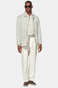 SUITSUPPLY Fieldjacket Sand-Männlich Casual Jacken