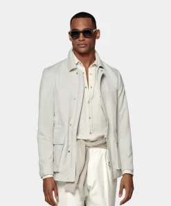 SUITSUPPLY Fieldjacket Sand-Männlich Casual Jacken
