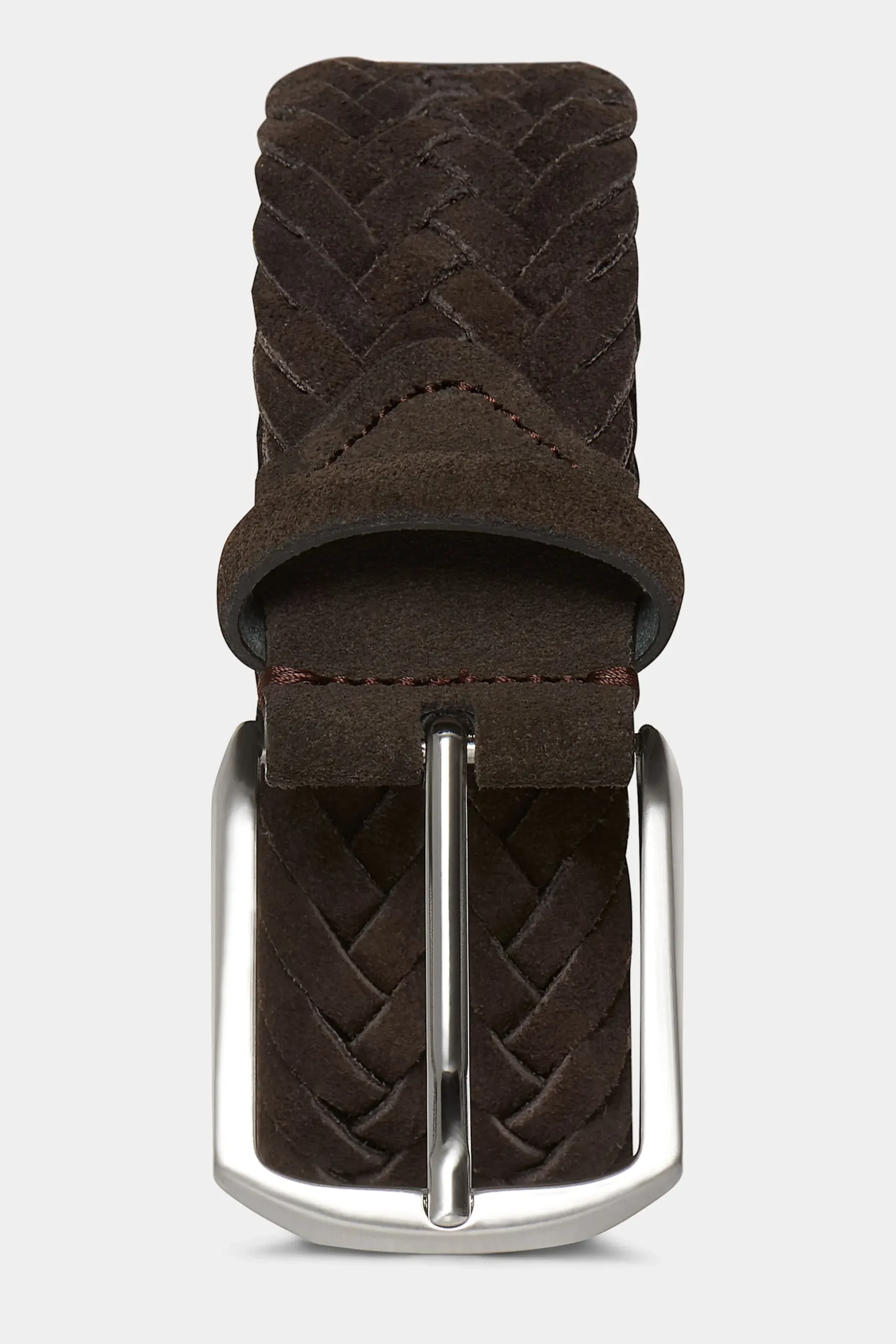 SUITSUPPLY Gürtel Braun Geflochten-Männlich Gürtel