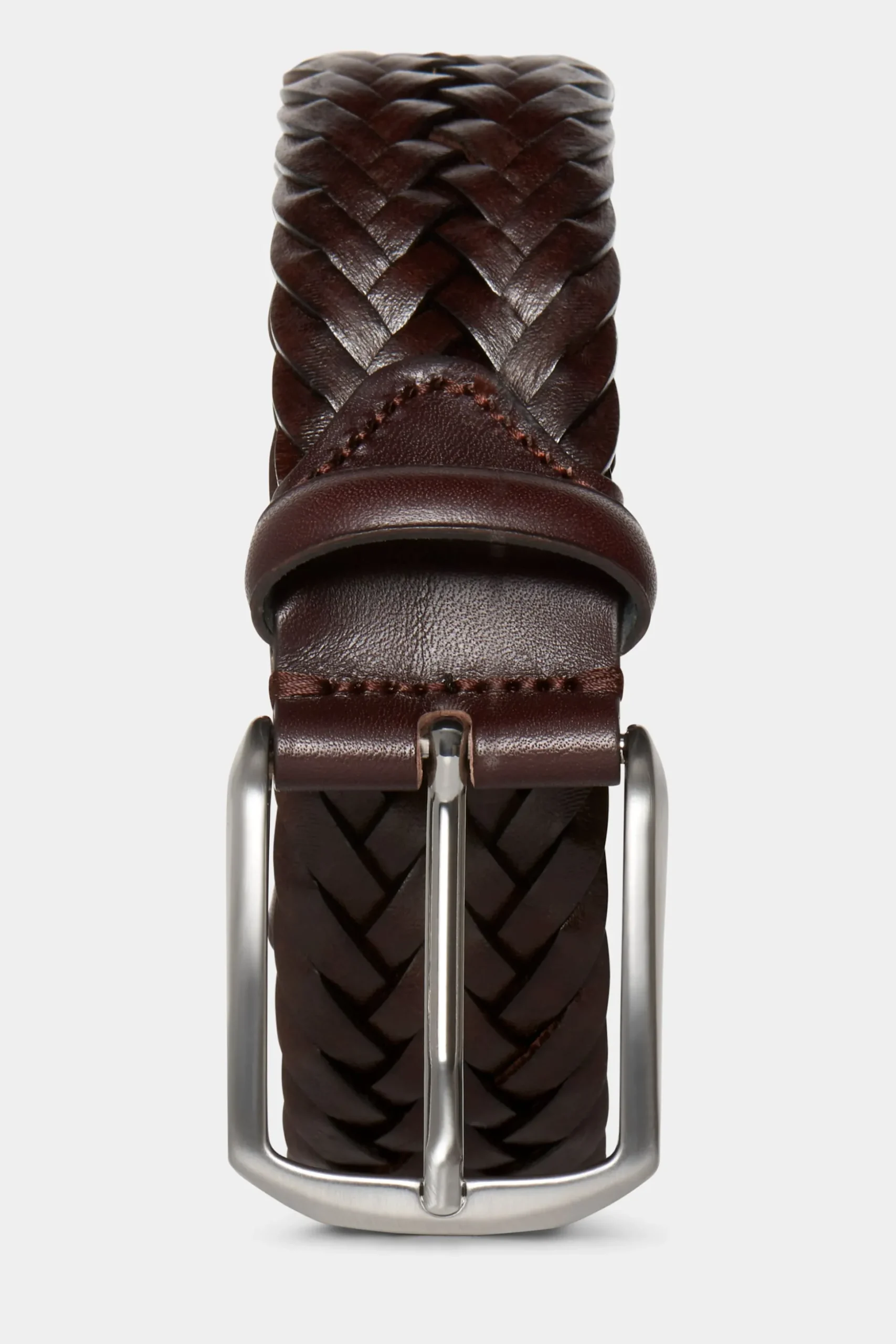 SUITSUPPLY Gürtel Braun Geflochten-Männlich Gürtel