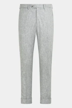 SUITSUPPLY Havana Anzug Dreiteiler Hellgrau-Männlich Casual Anzüge